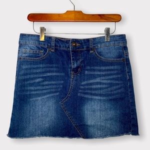 Rue 21 jeans cut off skirt juniors size large